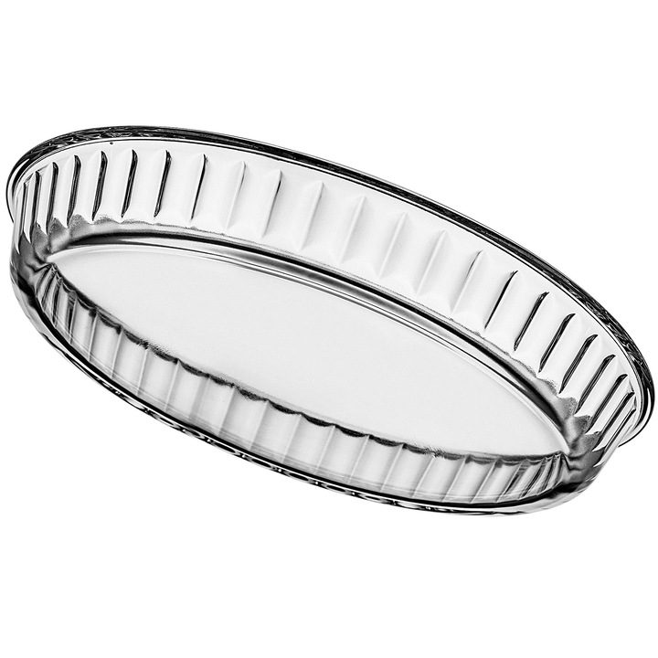 Vas pentru cuptor, Vas pentru gratin, Ceramica, Termorezistent, 27 cm, certificat CE/UE