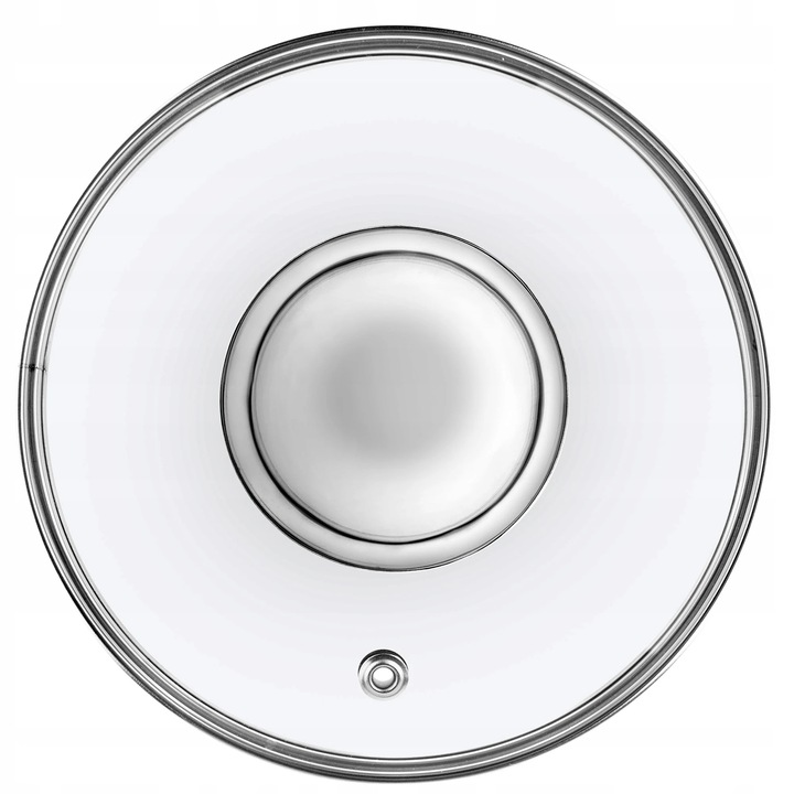 Capac din sticla, Pentru oala si tigaie 18 cm, Termorezistent, Transparent, Rotund