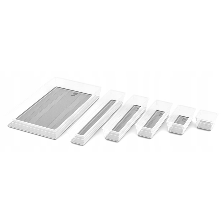 Organizator pentru sertar, Insertie pentru sertar, 39 cm, Plastic, Depozitare