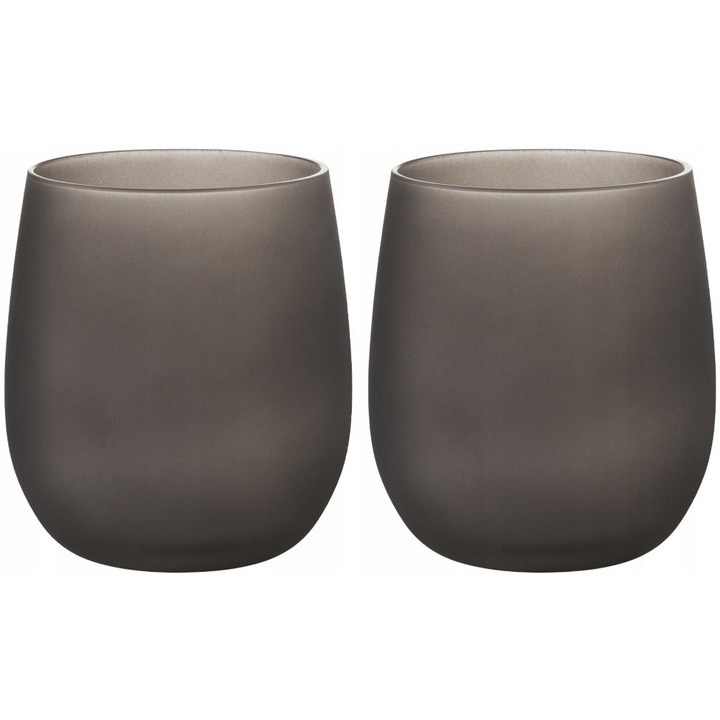 Set pahare Brunner Brownsatin 350 ml, policarbon, 2 bucati