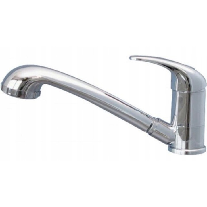 Baterie sanitara cu dus Roma, Comet, crom, 125x50mm, pentru apa calda si rece