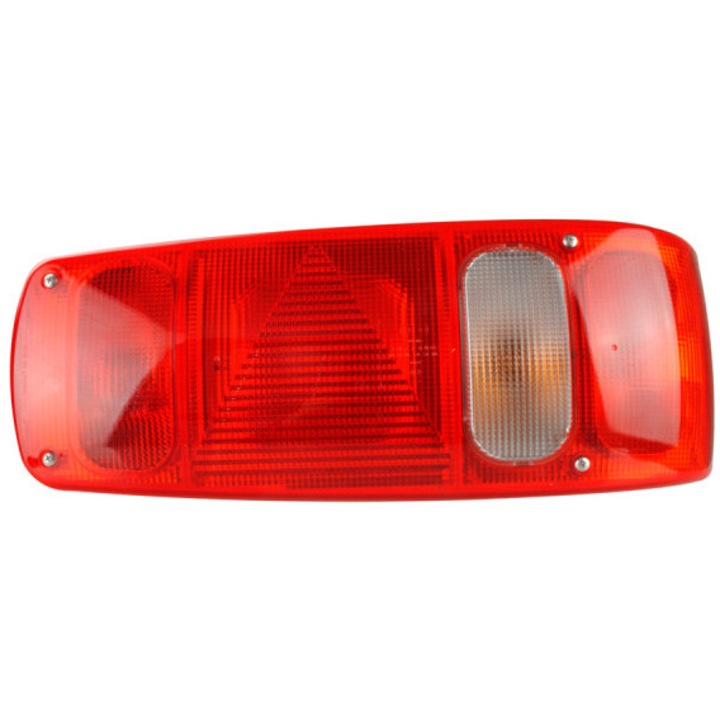 Lampa spate dreapta HELLA 2VA007 502-021, alb/maro, 143x170x446mm, cu becuri, pentru remorci