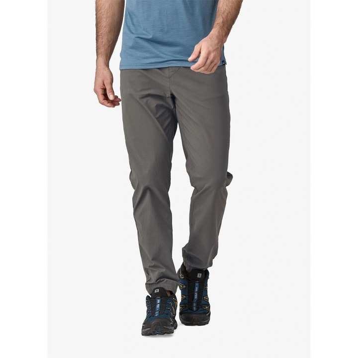 Мъжки спортни панталони Patagonia Quandary Joggers, UV защита, оптимална еластичност, сиви, рециклиран материал