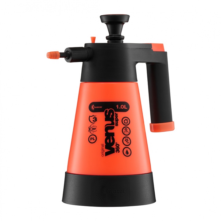 Opryskiwacz manual Kwazar Venus Super 360, 1L, 2,2 bar, culoare verde