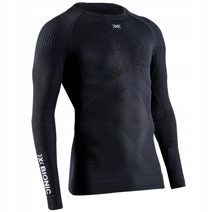 Bluza sport barbati, X-Bionic, Energy Accumulator 4.0, termoactiva, elastan, negru