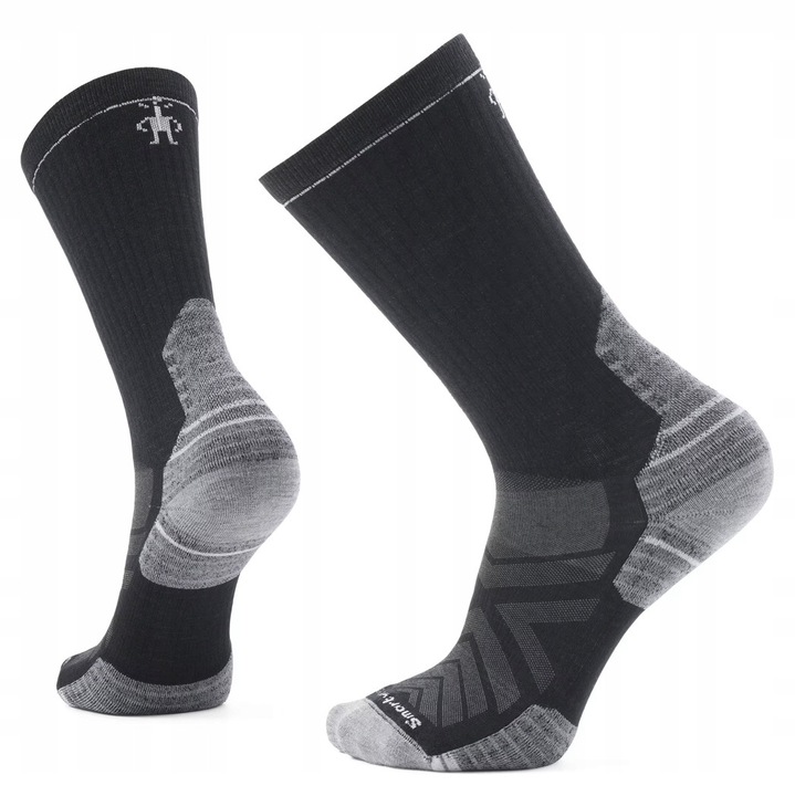 Sosete trekking unisex Smartwool HIKE, amortizare, negru, 42-45