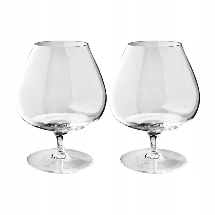 Set 2 pahare pentru coniac Brunner, 430 ml, transparent, material Tritan