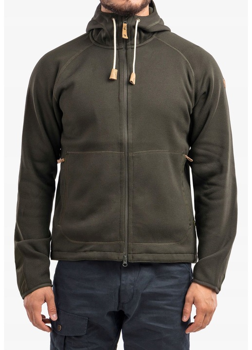 Hanorac barbati, FjallRaven, fleece, Kaki
