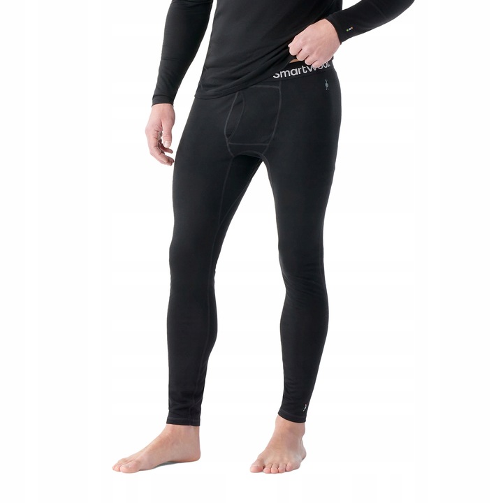 Colanti sportivi Smartwool, termoactivi, pentru drumetie, negru, lana merino, M INTL