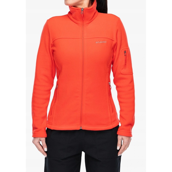 Jacheta sport dama Fast Trek II, Columbia, Rosu, Fleece