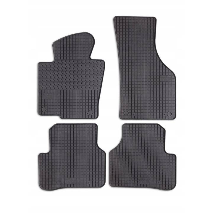 Set covorase auto VW Passat B6/B7/CC, negru, cu stoperi