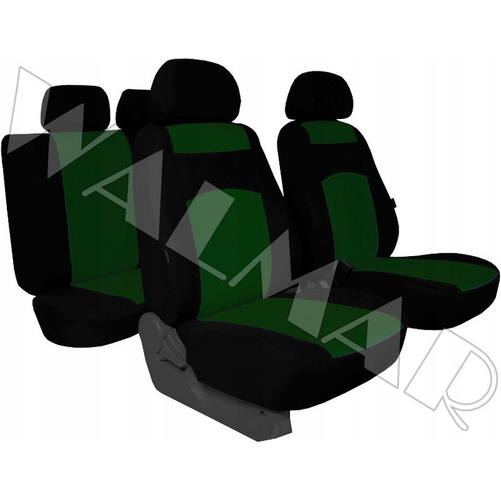 Huse auto Auto-dekor set 2 huse pentru scaune fata, huse pentru spatar si sezut spate, multicolor, universal