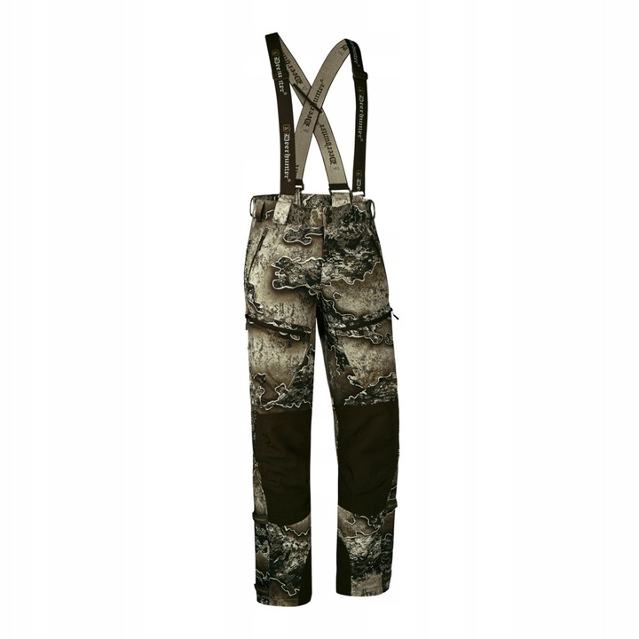 Мъжки спортни панталони, Deerhunter Excape Softshell, камуфлажни, водоустойчиви, с еластична талия, свалящи се презрамки
