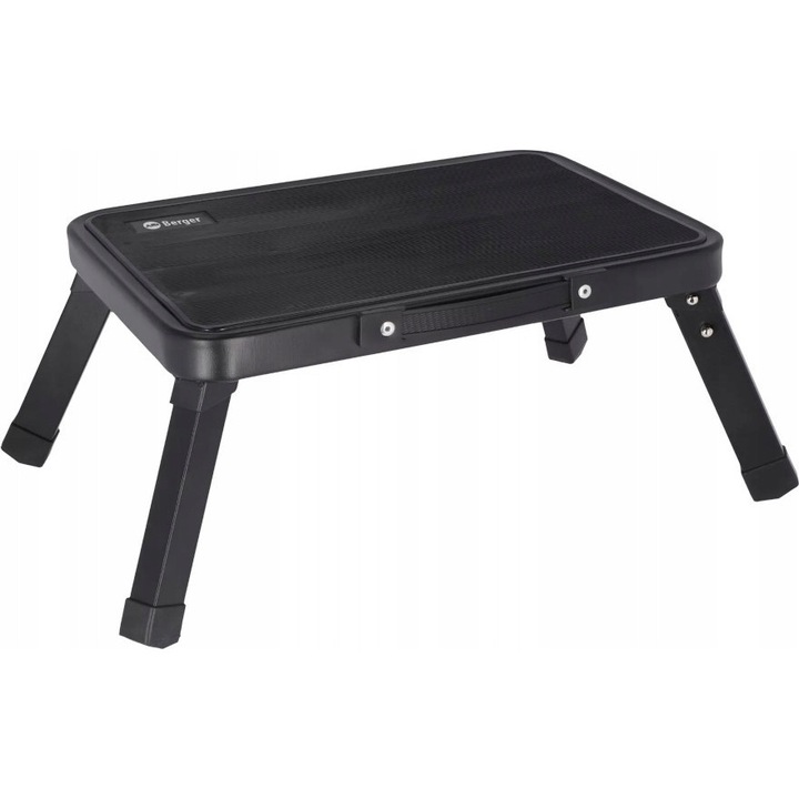 Berger összecsukható fellépő, 150 kg, 38x26cm, fekete