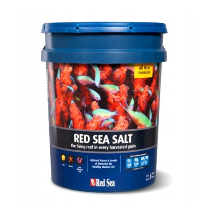 Sare marina Red Sea, 7kg, stabilitate chimica, continut bogat de elemente, pentru acvarii