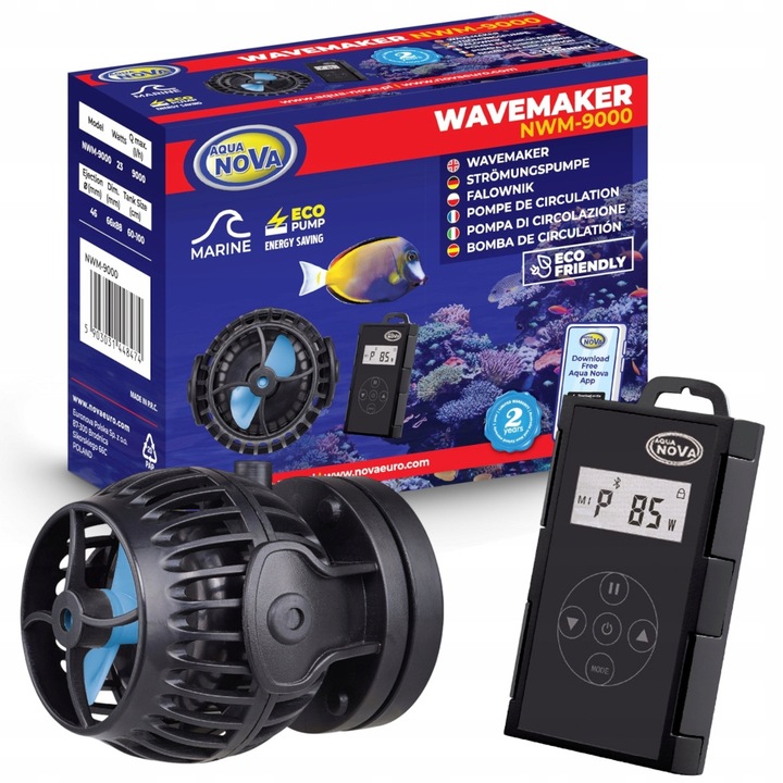 Въздушна помпа Aqua Nova NWM-9000, компактна, ефективна, за аквариуми