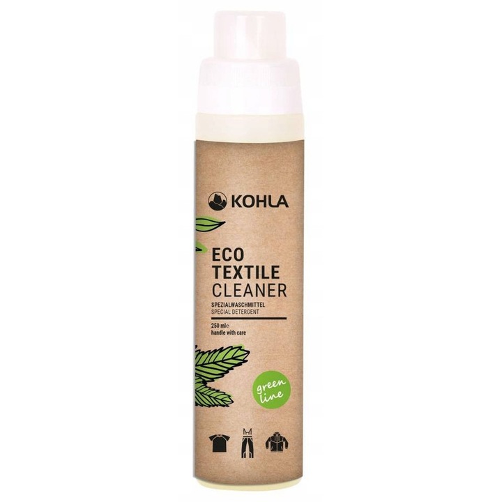 Kohla Green Line Care Eco-Textil Tisztítószer 250 ml kültéri ruházathoz