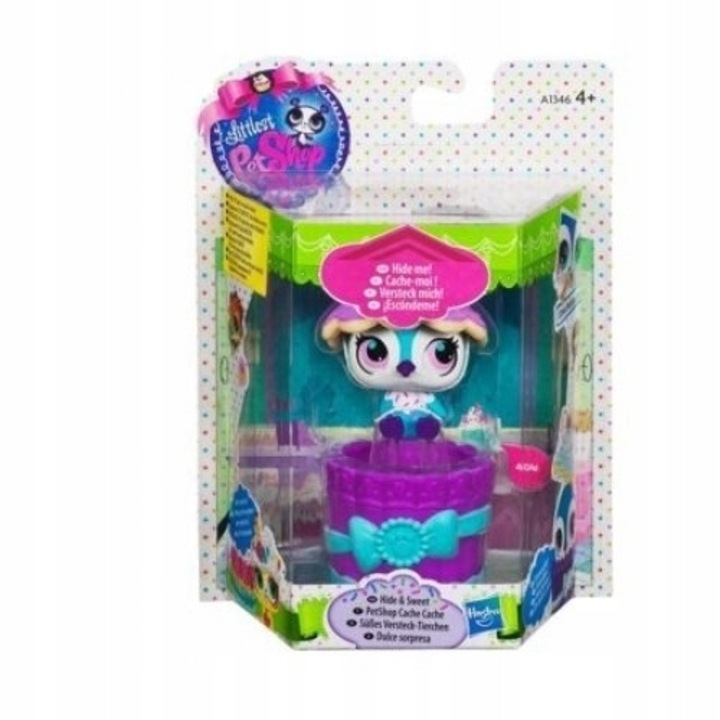 LITTLEST PET SHOP figura készlet, állatok elrejtve muffinokban, műanyag, A1347