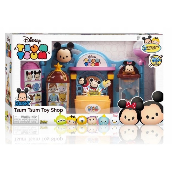 TM Toys Tsum Tsum interaktív játék szett, 2 egyedi figura, 4cm, többszínű