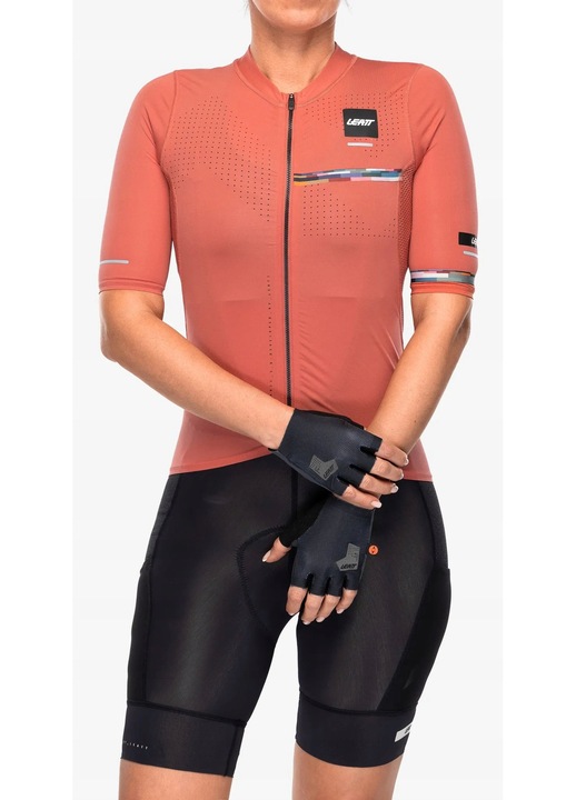 Tricou sport dama Leatt MTB Endurance 5.0 Cargo, rosu, ciclism, S INTL