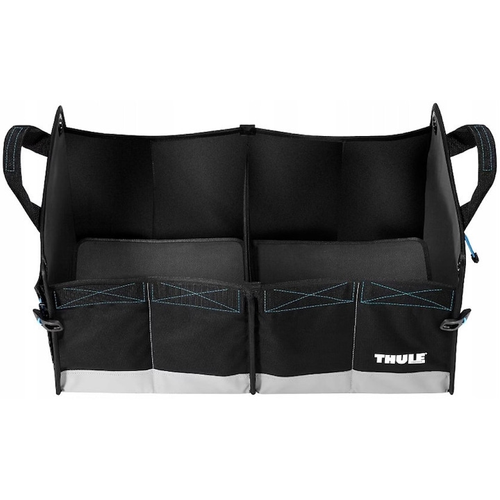 Organizer pliabil Go Box Medium, Thule, negru/gri, 61x36x30cm