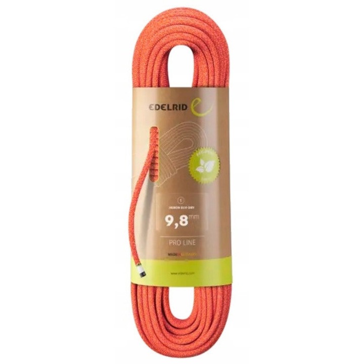 Coarda Edelrid Heron Eco Dry 9,8 mm, 50 m, culoare: rosu