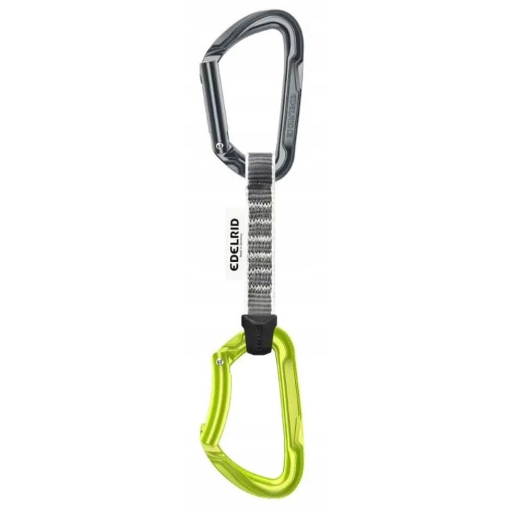 Bucla de escalada Edelrid Pure Wire 10 cm, slate/oasis