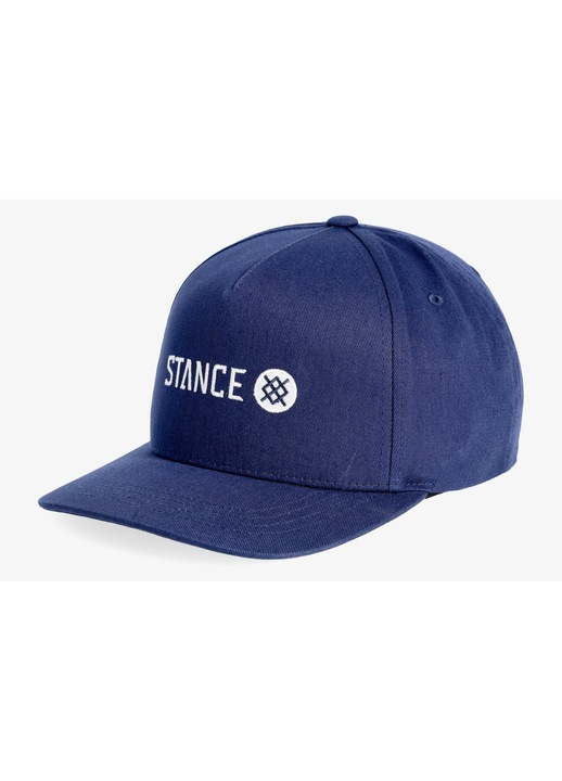 Caciula Stance Icon Snapback, navy, material Cotton/Poly Twill, reglare spate cu capse