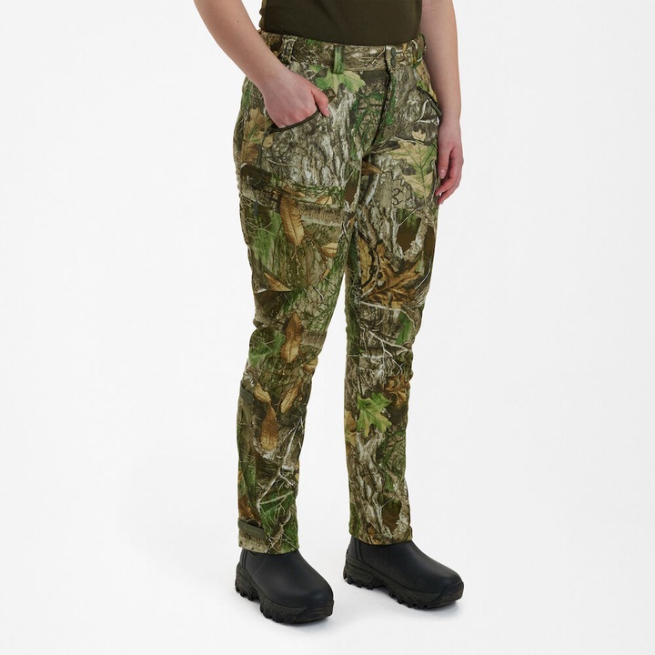Дамски спортни панталони Deerhunter Excape Softshell, камуфлаж Realtree Excape, водоустойчиви, удобни, 40 EU