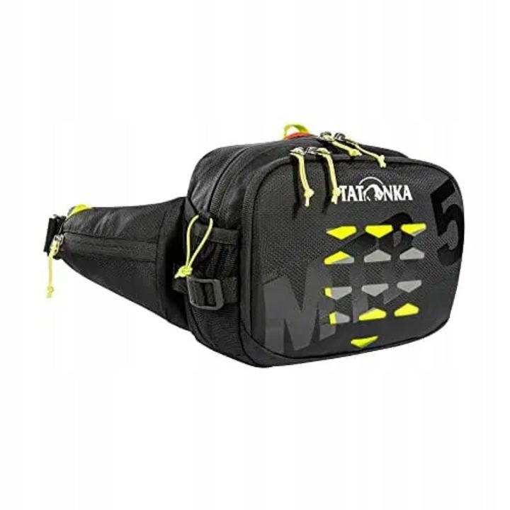 Tatonka sport övtáska, MTB táska 5, fekete, 5 liter, 2 cipzáras zsebbel