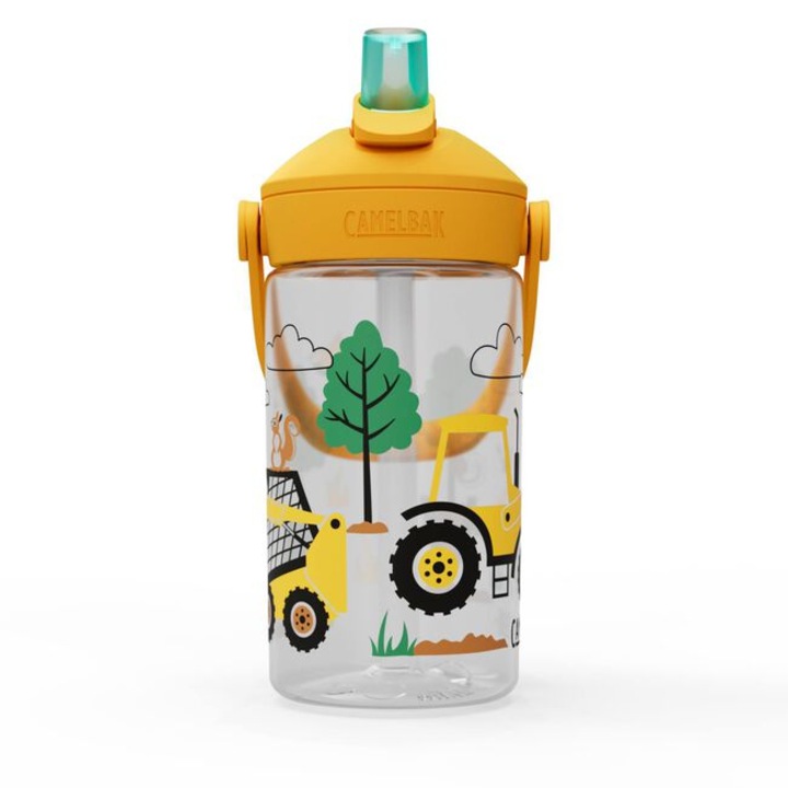CamelBak Thrive Flip Straw Kids vizespalack 400ml, Traktoros és fás modell, 14.5x8.6x7.3cm