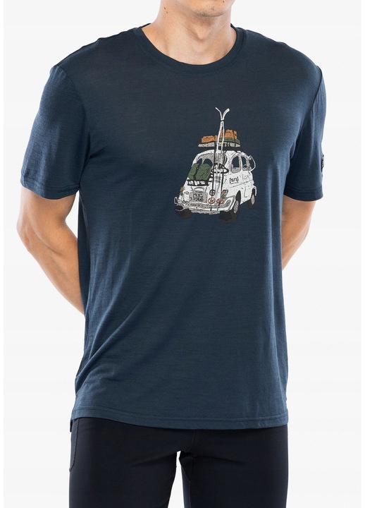 Férfi póló, Carski Tee, többszínű, pamut