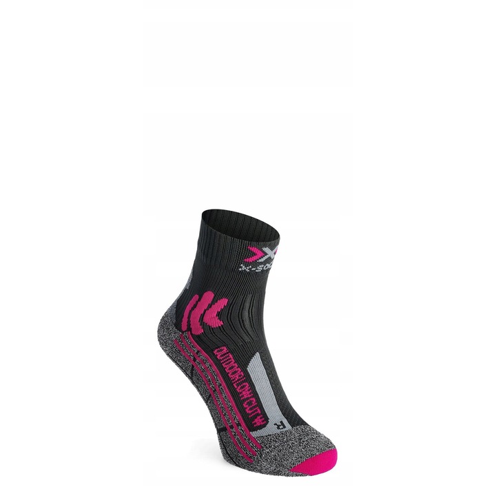 X-Socks Trek Outdoor Low Cut női sportszokni, fukszia, 35-36