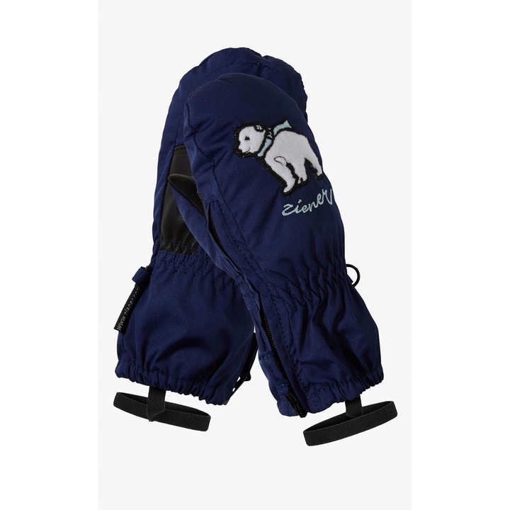 Manusi copii Ziener Le Zoo Minis, albastru, 80 cm