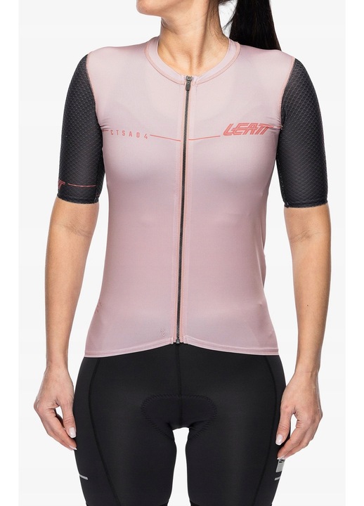 Tricou sport dama, Leatt, Jersey MTB Endurance 6.0, roz, material respirabil