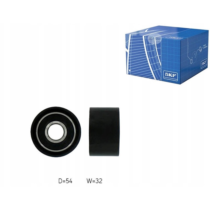 Rolka directie SKF, 54x32mm, pentru Renault, set de piese auto