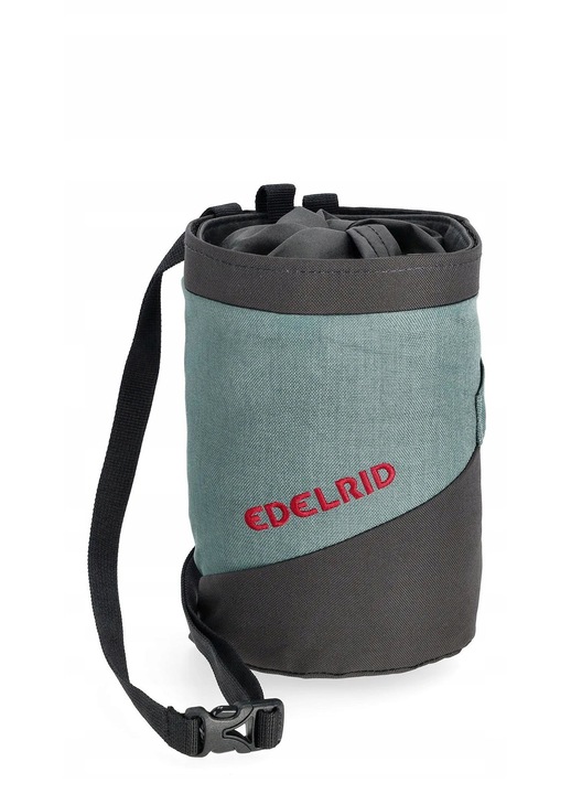 Sac de magneziu Edelrid Chalk Bag Splitter Twist, ocean, material rezistent, 3 deschideri pentru perii
