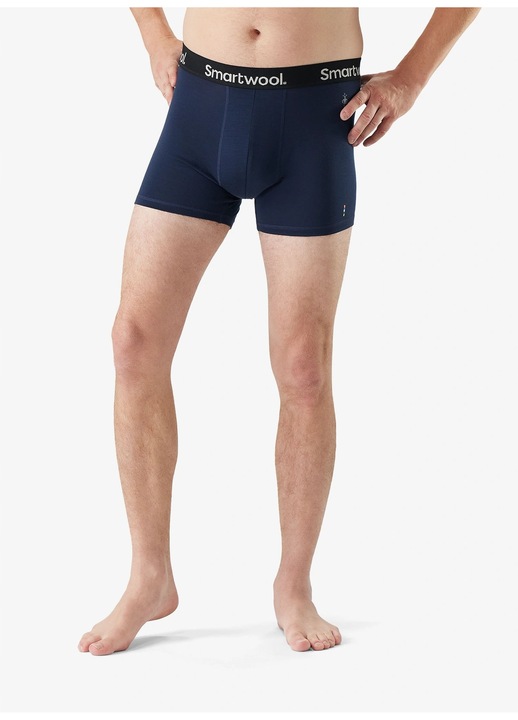 Smartwool termoaktív boxeralsó, sötétkék, merinó gyapjú