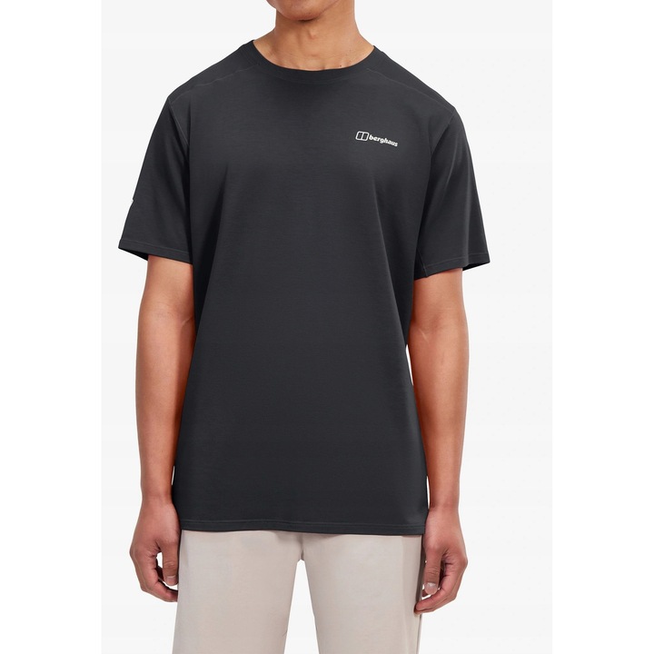 Мъжка тениска Berghaus Delta Tee, бързосъхнеща, черна, памук