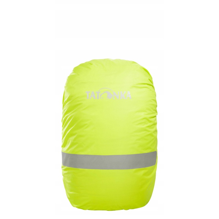 Husa de protectie Tatonka Rain Cover pentru rucsac de bicicleta, galben fluorescent, 20-30 litri, material reTex Cover