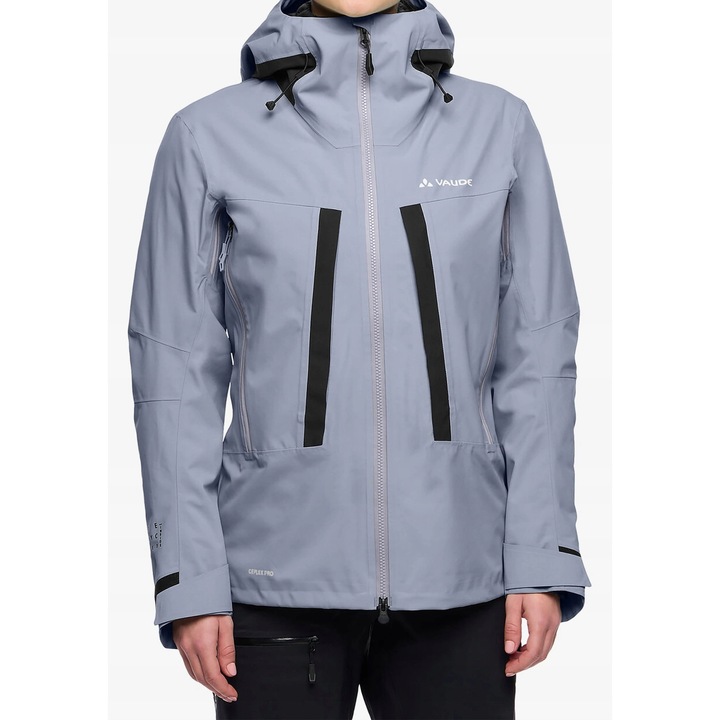 Jacheta sport dama Monviso, Vaude, Gri inchis, Poliester
