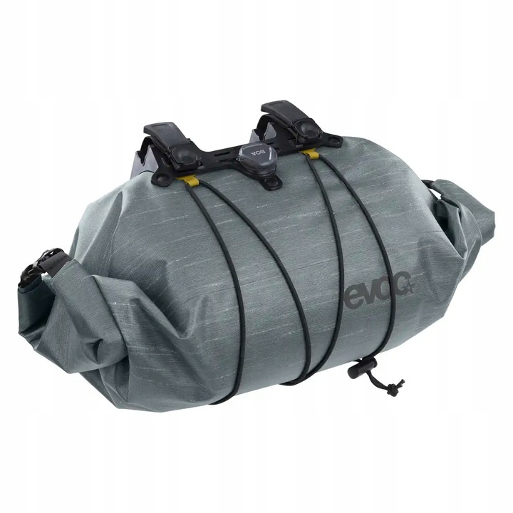 Torba pentru ghidon Evoc Handlebar Pack BOA WP 9L, steel, impermeabila, compatibila cu toate tipurile de ghidon
