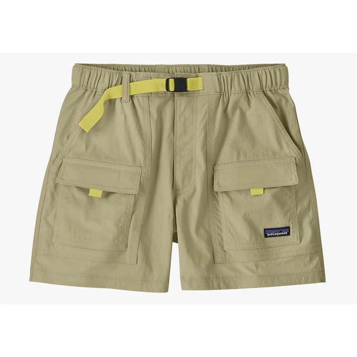 Patagonia női sportnadrág, Everyday Shorts, khaki, strapabíró anyag