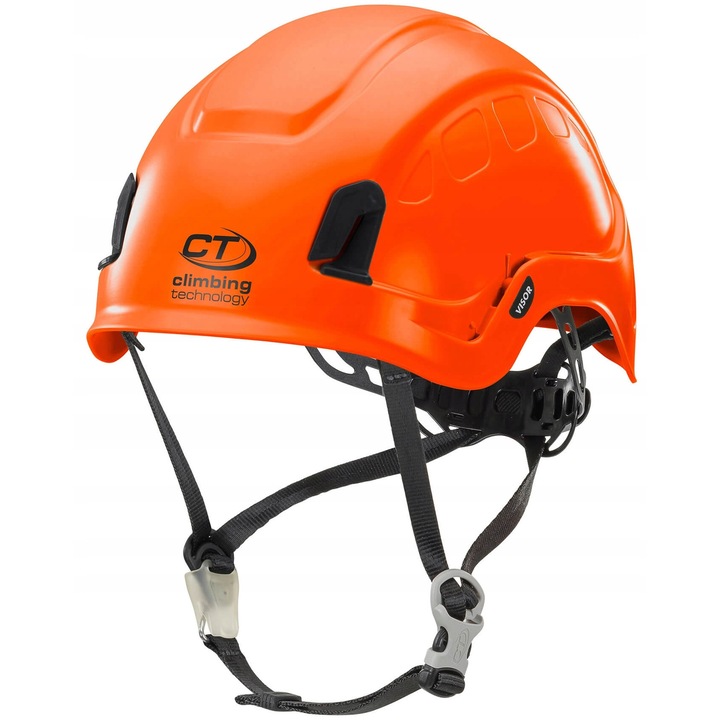 Munkavédelmi sisak Climbing Technology Aries, narancssárga, EN 397 és EN 50365 szabványoknak megfelelő, ABS konstrukció, könnyű beállítás