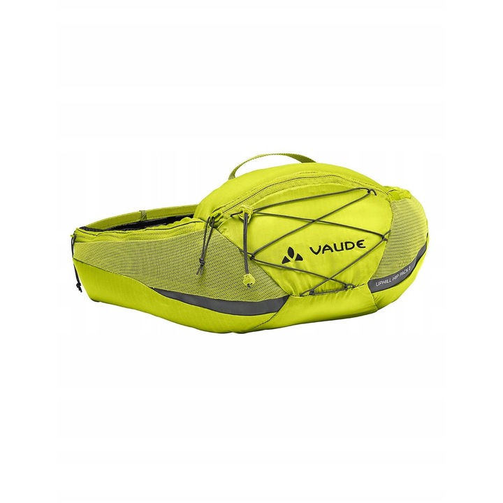 Vaude Uphill Hip Pack 2 sport övtáska, nylon anyag, rugalmas, világoszöld szín, univerzális méret