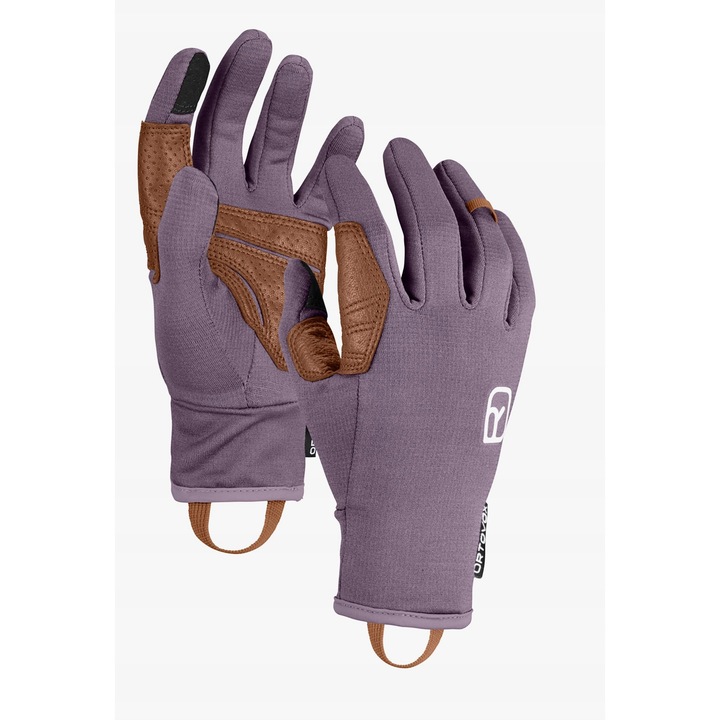 Ortovox Fleece Light Glove sportkesztyű, vadszeder, S, szintetikus anyagok és merinó gyapjú