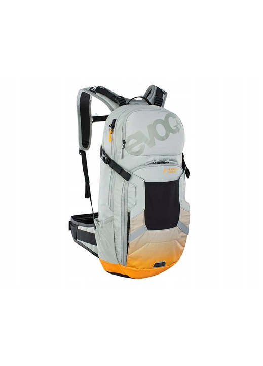 Rucsac Evoc FR Enduro E-Ride 16L, M/L, port baterie, sistem de protectie, stone-bright orange, 27x56x11cm