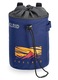 Sac de magneziu Edelrid Chalk Bag Rodeo L, navy, cu buzunar pentru chei, 2 suporturi pentru perii