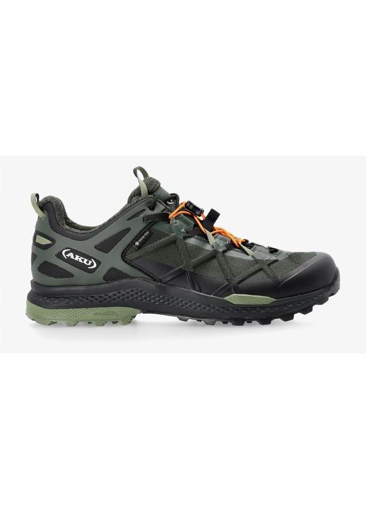 Férfi sportcipő Aku, Rocket DFS GTX modell, trekking, zöld/fekete