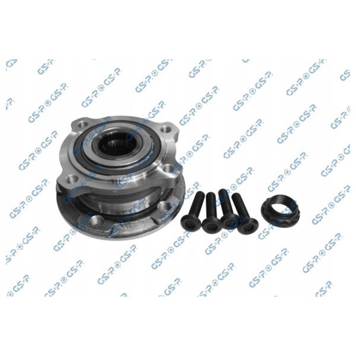 GSP kerékcsapágy, javítókészlet BMW F16, F86, M14x1,25, ABS érzékelővel, 5 lyuk, 144mm
